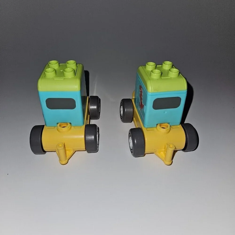 2 Dazmers Dinosaur Replacement Pieces Lot Train Car Stegosaurus Tanystropheus